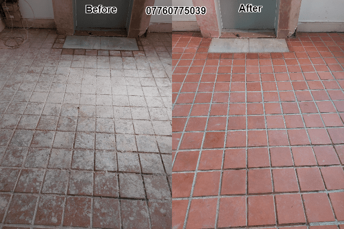 Quarry Tile Strip & Clean Northampton Northamptonshire 01604330070